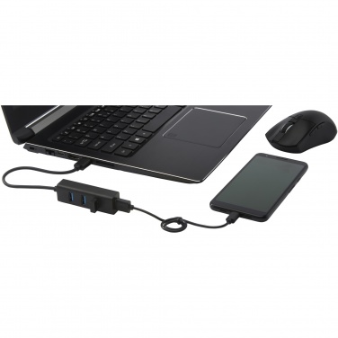 Logotrade mainoslahjat kuva: ADAPT alumiininen USB 3.0-keskitin