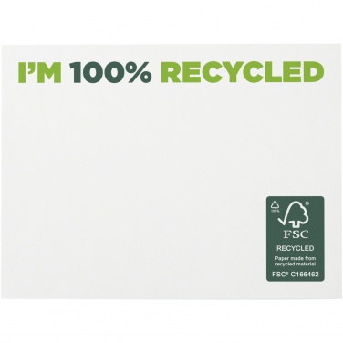 Logo trade mainoslahja kuva: Sticky-Mate®kierrätetyt tarralaput 100 x 75 mm