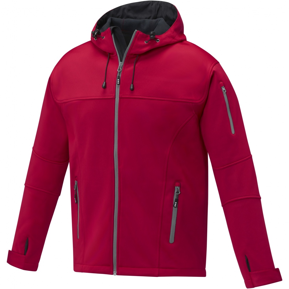 Logotrade mainostuote tuotekuva: Match miesten softshell-takki