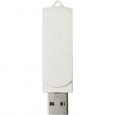 Logotrade liikelahja tuotekuva: Rotate 4 Gt vehnänolkinen USB-muistitikku