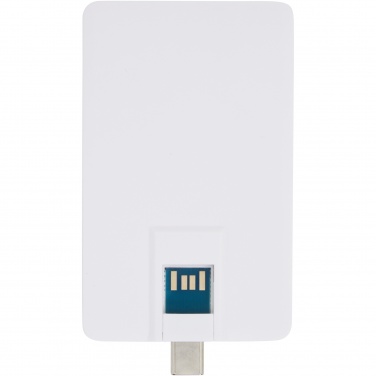 Logotrade liikelahjat mainoslahjat tuotekuva: Duo Slim 64 Gt USB-asema, Type-C ja USB-A 3.0