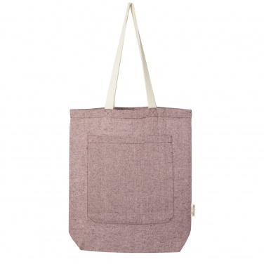 Logotrade mainoslahjat ja liikelahjat tuotekuva: Pheebs kangaskassi 150 g/m² etutaskulla, kierrätyspuuvillaa, 9 litraa