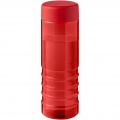 H2O Active® Eco Treble 750 ml:n urheilujuomapullo kierrekannella, Punainen / punainen