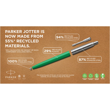 Logo trade liikelahja kuva: Parker Jotter Recycled -kuulakärkikynä