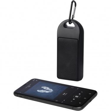 Logotrade liikelahja tuotekuva: Omni 3 W IPX4 RCS-kierrätetystä muovista valmistettu Bluetooth®-kaiutin