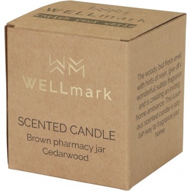 Logo trade mainoslahjat tuotekuva: Wellmark Let's Get Cozy 650 g tuoksukynttilä – setripuun tuoksu