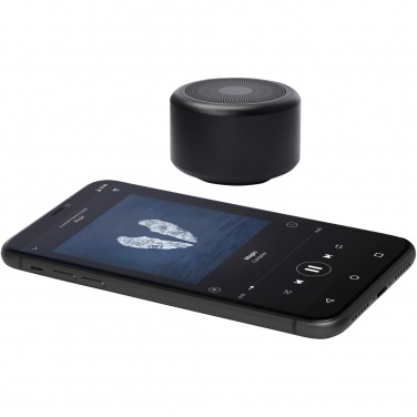 Logo trade liikelahja kuva: Rise 3 W:n RCS-kierrätetystä alumiinista valmistettu Bluetooth®-minikaiutin 
