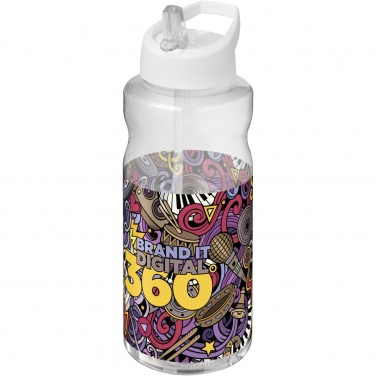 Logo trade mainoslahja ja liikelahja tuotekuva: H2O Active® Big Base 1 litran urheilujuomapullo kaatonokkakannella