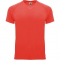 Bahrain lasten lyhythihainen urheilu-t-paita, Fluorikoralli