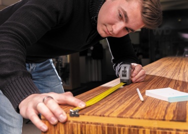 Logo trade mainoslahja kuva: 5m/19mm mittanauha sulkurenkaalla