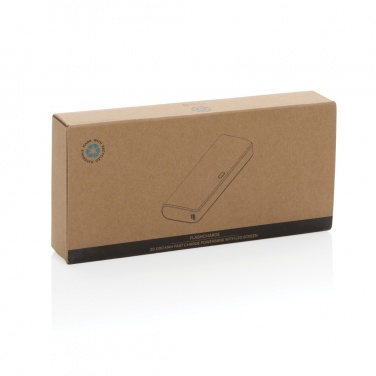 Logo trade liikelahja mainoslahja tuotekuva: FlashCharge 20000mAh pikalatausvirtapankki RCS muovista