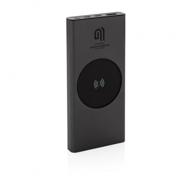 Logotrade liikelahja tuotekuva: Terra RCS 18W alumiininen 10000 mAh varavirtalähde 10W