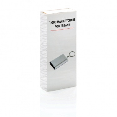 Logo trade mainoslahjat tuotekuva: 1.000mAh varavirtalähde avaimenperä