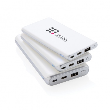 Logotrade mainostuote tuotekuva: Huippunopea 10 000 mAh:n varavirtalähde, PD