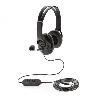 Logotrade liikelahjat mainoslahjat tuotekuva: Työheadset johdolla