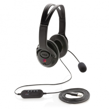 Logo trade mainostuotet tuotekuva: Työheadset johdolla