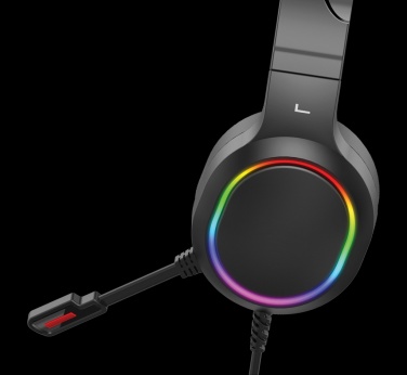 Logo trade liikelahjat mainoslahjat kuva: RGB pelikuulokkeet