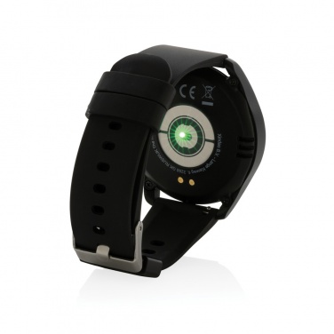 Logo trade mainoslahja ja liikelahja tuotekuva: RCS Fit Watch kierrätetystä TPU:stä pyöreä