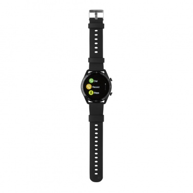 Logo trade liikelahjat mainoslahjat kuva: RCS Fit Watch kierrätetystä TPU:stä pyöreä