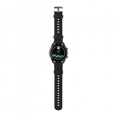 Logo trade liikelahjat mainoslahjat kuva: RCS Fit Watch kierrätetystä TPU:stä pyöreä