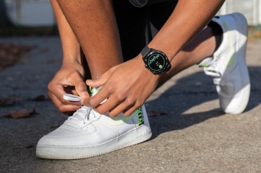 Logo trade mainoslahjat tuotekuva: RCS Fit Watch kierrätetystä TPU:stä pyöreä