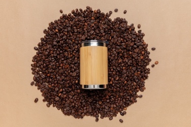 Logotrade mainoslahjat kuva: Coffee to go -bambutermosmuki