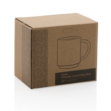 Logotrade liikelahja mainoslahja kuva: Keraaminen pinottava muki 180ml