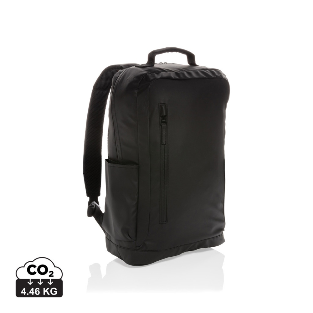 Logotrade liikelahja mainoslahja kuva: Musta PVC-vapaa 15,6"" Fashion-laptopreppu