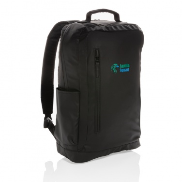 Logotrade liikelahja tuotekuva: Musta PVC-vapaa 15,6"" Fashion-laptopreppu