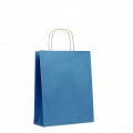 Keskikokoinen paperikassi, Sininen