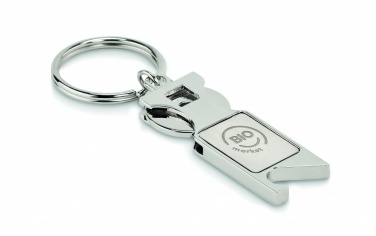 Logotrade mainostuote tuotekuva: Avaimenperä kolikolla Porvoo