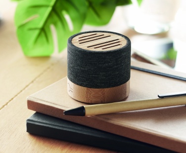 Logotrade mainostuote tuotekuva: Bambu RPET langaton kaiutin