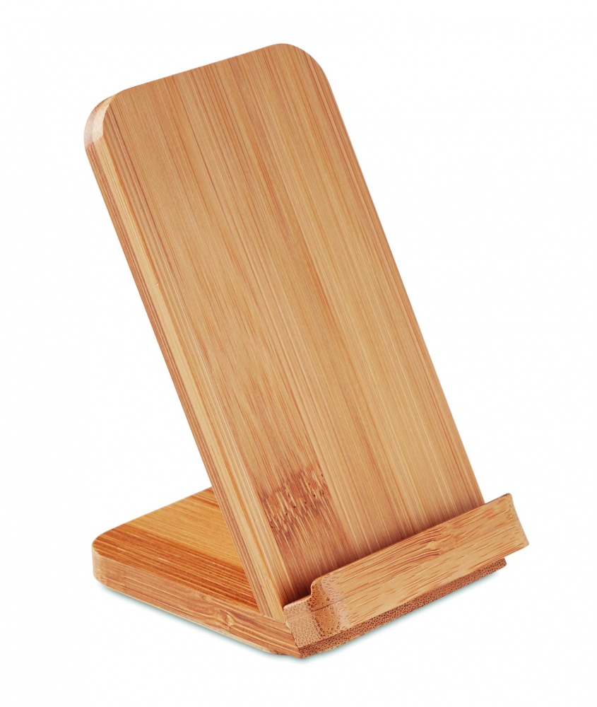 Logo trade liikelahjat tuotekuva: Bambu langaton laturi 5W WIRESTAND