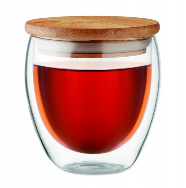 Logo trade mainostuotet tuotekuva: Bambu borosilikaattilasi 250ml Hamburg