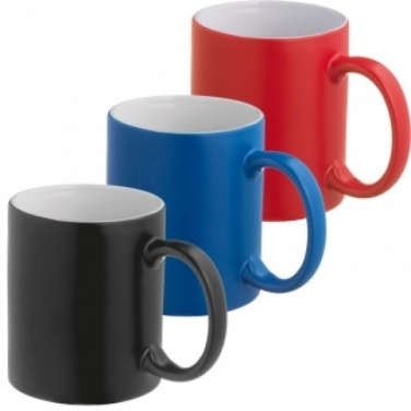Logo trade mainoslahja ja liikelahja tuotekuva: Keraaminen kuppi LISSABON 300 ml