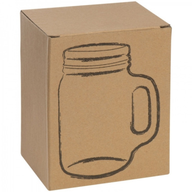 Logo trade liikelahjat tuotekuva: Juomalasi kahvalla ja kannella TREVISO 450 ml