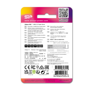 Logo trade mainostuotet tuotekuva: Pendrive Silicon Power Ultima U02 2.0