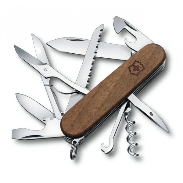 Logo trade mainoslahjat ja liikelahjat kuva: Taskuveitsi Huntsman Wood Victorinox