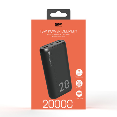 Logo trade mainoslahja ja liikelahja tuotekuva: Virtapankki Silicon Power QS15 20000 mAh