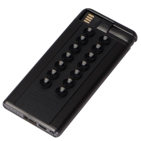 Logo trade mainoslahja ja liikelahja tuotekuva: Powerbank 4000 mAh CHIETI
