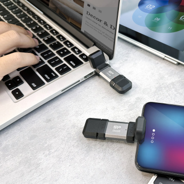 Logotrade mainoslahjat ja liikelahjat tuotekuva: Pendrive Silicon Power Mobile - C51 3.2, 64 Gt