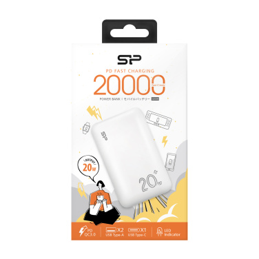 Logo trade liikelahjat mainoslahjat kuva: Virtapankki Silicon Power QS58 20000 mAh