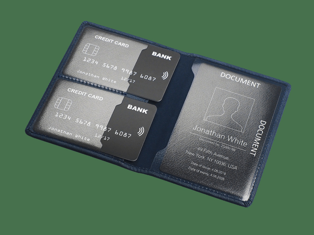 Logotrade liikelahjat mainoslahjat tuotekuva: RFID asiakirjalompakko 611327