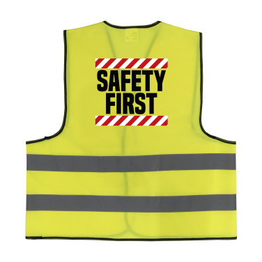 Logo trade mainoslahjat ja liikelahjat kuva: SafetyFirst turvaliivi