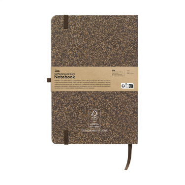 Logotrade mainoslahjat kuva: CoffeeGround korkkipaperi muistikirja A5