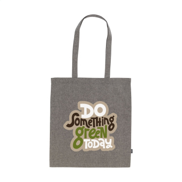 Logotrade liikelahjat mainoslahjat tuotekuva: GRS kierrätetty puuvilla Shopper (180 g/m²) pussi