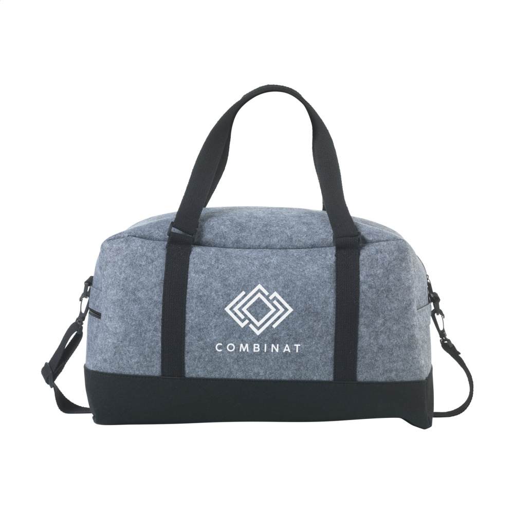 Logo trade liikelahja kuva: Feltro GRS RPET Weekend Bag -matkalaukku