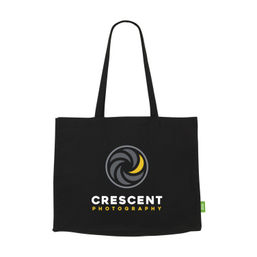 Logo trade mainoslahjat tuotekuva: ECO Shopper GOTS luomupuuvillapussi (180 g/m²).