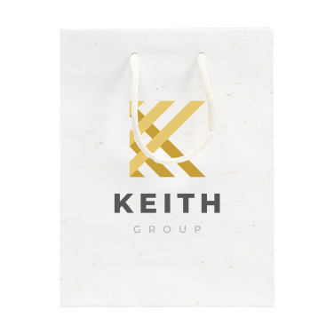 Logo trade liikelahja mainoslahja tuotekuva: Leaf It Bag kierrätetty olkikuiduilla (180 g/m²) S