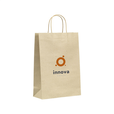 Logotrade mainostuotet kuva: Leaf It Bag kierrätetty ruohopaperi (120 g/m²) L